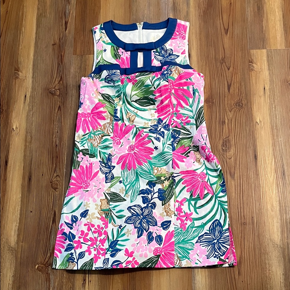 Lilly Pulitzer Womens Clare Floral Shift Romper